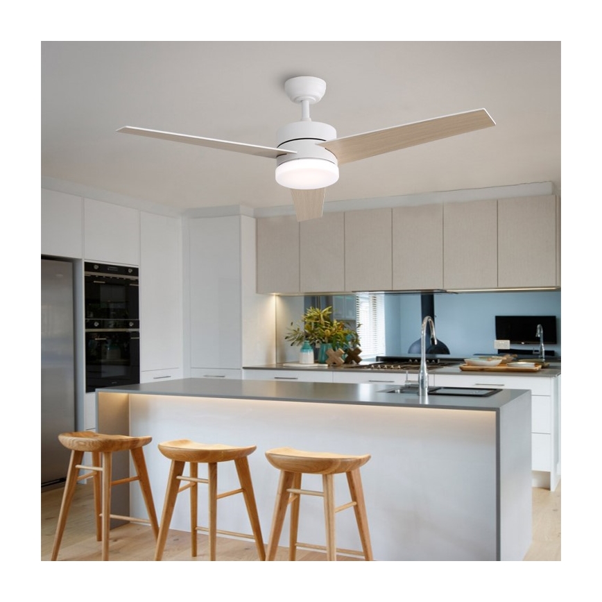 Immax NEO 07284L - LED+CCT dimbare plafondventilator VARIABLE LED/24W/230V 3000/4000/6000K Wi-Fi Tuya Ø 132 cm inclusief afstandsbediening