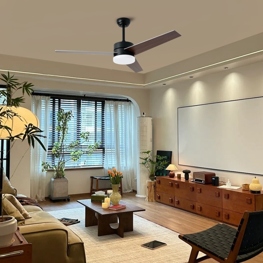 Immax NEO 07285L - Dimbare LED+CCT plafondventilator VARIABLE LED/24W/230V 3000/4000/6000K Wi-Fi Tuya Ø 132 cm + afstandsbediening