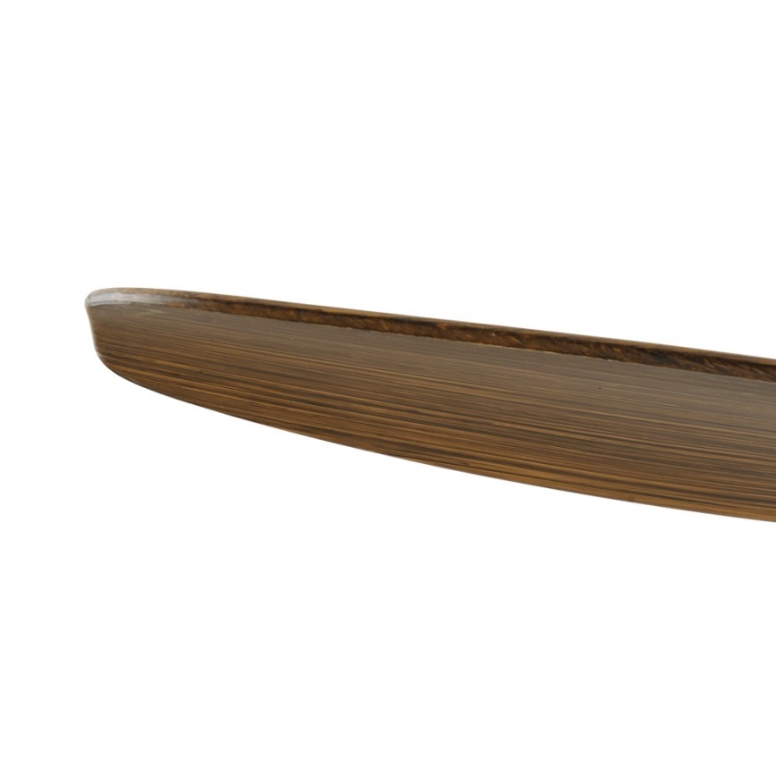 Immax NEO 07286L - LED-plafondventilator WAVE LED/18W/230V Wi‑Fi Tuya bruin Ø 132 cm + afstandsbediening