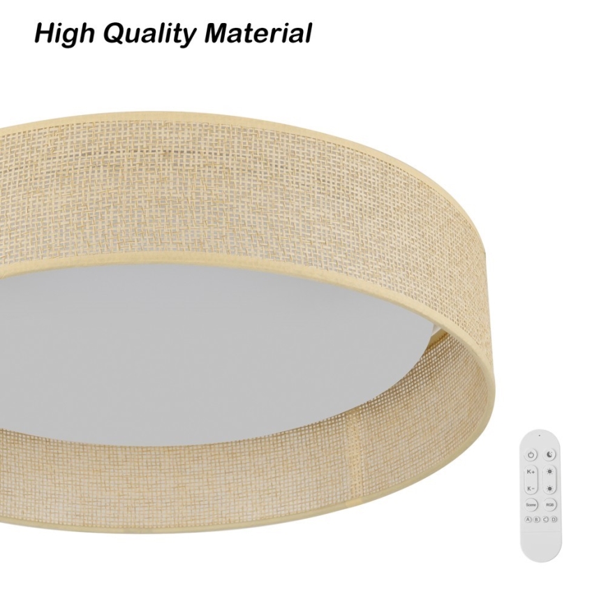 Immax NEO 07289L - LED+CCT Dimbare plafondlamp LONA LED/36W/230V 3000-6000K Wi-Fi Tuya Ø 45,5 cm + afstandsbediening