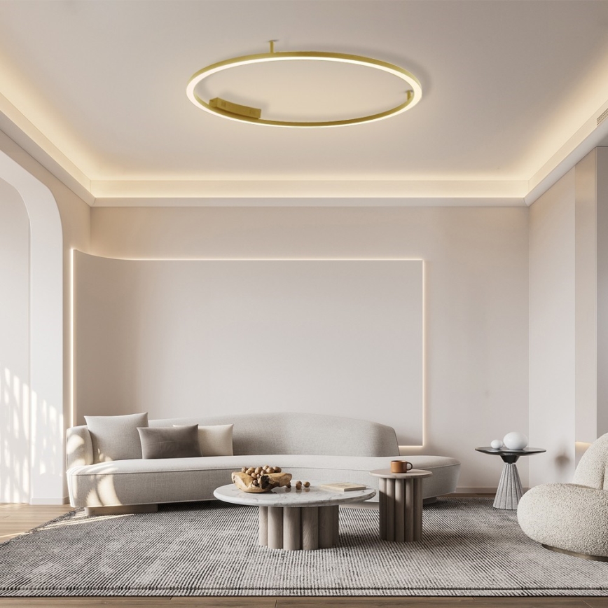 Immax NEO 07290-120G - Plafonnier LED+CCT dimmable FINO LED/55W/230V 2700-6500K Tuya Ø 120 cm + télécommande