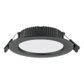 Immax NEO 07294L - LED dimbaar inbouw-downlight DOWN LED/12W/230V Wi‑Fi Tuya Ø 12 cm zwart