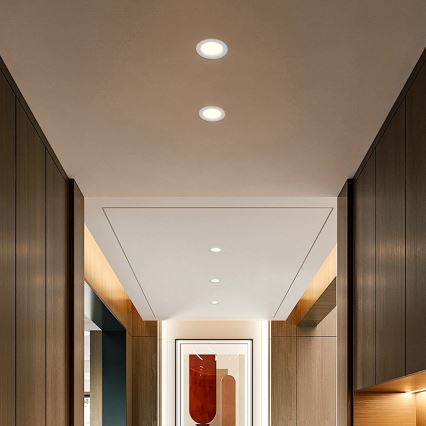 Immax NEO 07294L - Spot LED encastrable dimmable DOWN LED/12W/230V Wi-Fi Tuya Ø 12 cm blanc