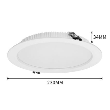 Immax NEO 07294L - LED Dimbare inbouwspot DOWN LED/36W/230V Wi-Fi Tuya Ø 23 cm wit