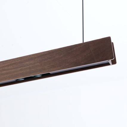 Immax NEO 07302L - LED-dimbare hanglamp aan kabel MADEIRA LED/44W/230V Wi-Fi Tuya 202 cm walnoot + afstandsbediening