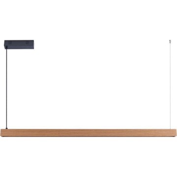 Immax NEO 07303L - Dimbare LED-hanglamp aan kabel MADEIRA LED/26W/230V Wi-Fi Tuya 122 cm eiken + afstandsbediening