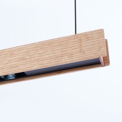 Immax NEO 07303L - Dimbare LED-hanglamp aan kabel MADEIRA LED/26W/230V Wi-Fi Tuya 122 cm eiken + afstandsbediening