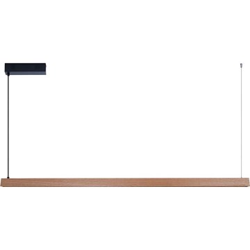 Immax NEO 07304L - dimbare LED-hanglamp met kabel MADEIRA LED/33W/230V Wi-Fi Tuya 152 cm eik + afstandsbediening