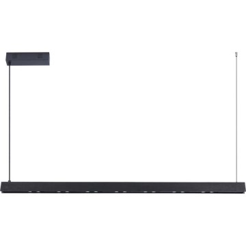 Immax NEO 07306L - LED dimbare hanglamp aan kabel MADEIRA LED/26W/230V Wi‑Fi Tuya 122 cm zwart + afstandsbediening