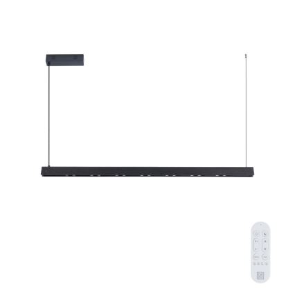 Immax NEO 07306L - Suspension LED dimmable à câble MADEIRA LED/26W/230V Wi-Fi Tuya 122 cm noir + télécommande