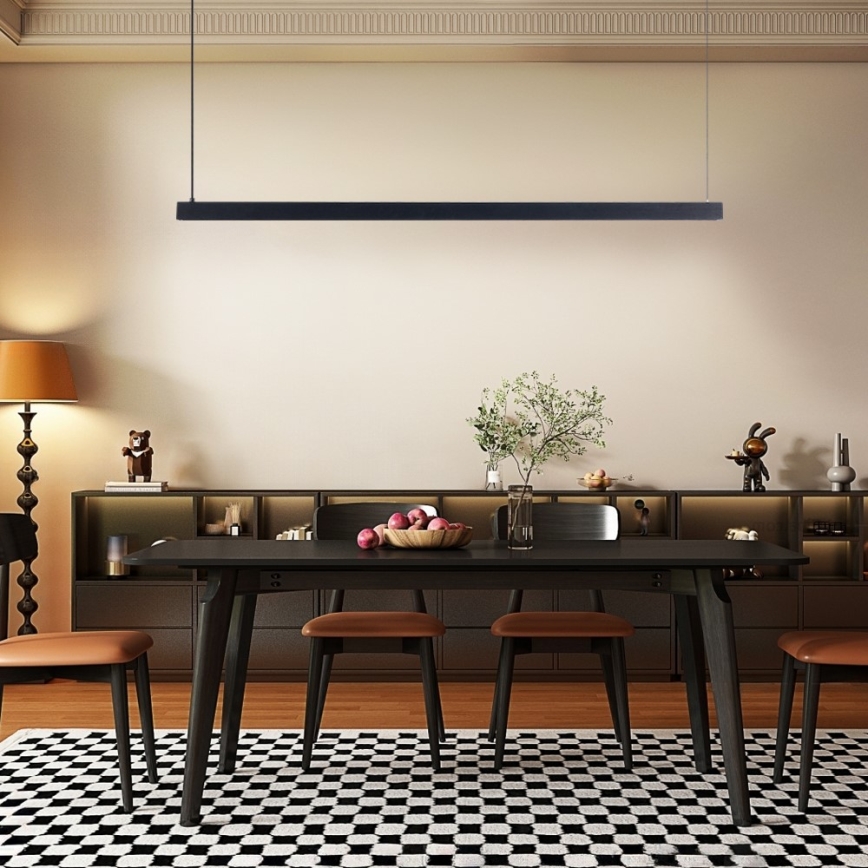 Immax NEO 07307L - Dimbare LED-hanglamp aan kabel MADEIRA LED/33W/230V Wi-Fi Tuya 152 cm zwart + afstandsbediening