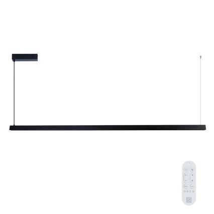 Immax NEO 07308L - LED dimbare hanglamp aan kabel MADEIRA LED/44W/230V Wi-Fi Tuya 202 cm zwart + afstandsbediening