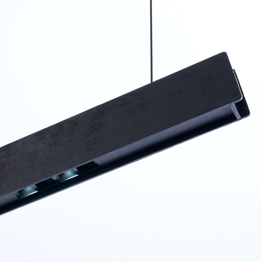 Immax NEO 07308L - Suspension LED dimmable sur câble MADEIRA LED/44W/230V Wi-Fi Tuya 202 cm noir + télécommande