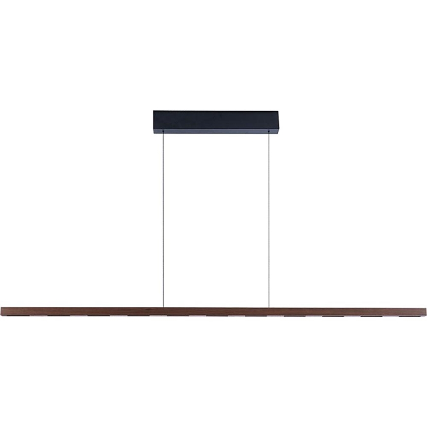 Immax NEO 07309L - MADEIRA dimbare LED-pendellamp aan kabel met sensor, LED/37W/230V, 157 cm, walnoot