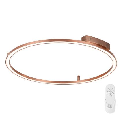 Immax NEO 07325-120C - Plafonnier LED dimmable FINO LED/72W/230V 120 cm Tuya or rose + télécommande
