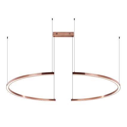Immax NEO 07328L - Suspension LED dimmable sur câble FINO LED/72W/230V 120 cm or rose Tuya + télécommande