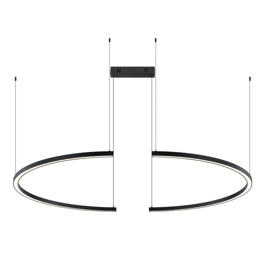 Immax NEO 07329L - Suspension LED dimmable sur câble FINO LED/72W/230V 120 cm Tuya noir + télécommande