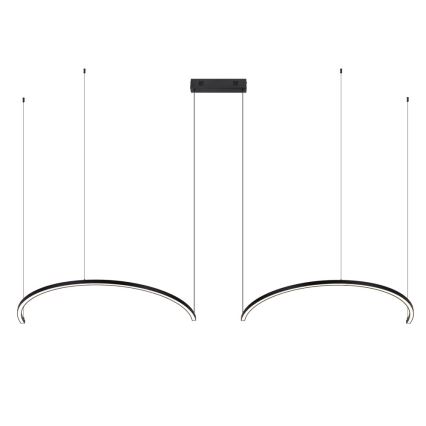 Immax NEO 07329L - Suspension LED dimmable sur câble FINO LED/72W/230V 120 cm Tuya noir + télécommande