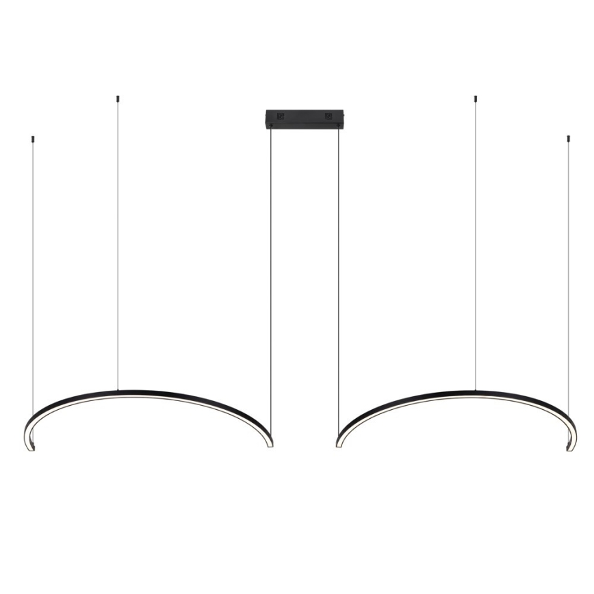 Immax NEO 07329L - Suspension LED dimmable sur câble FINO LED/72W/230V 120 cm Tuya noir + télécommande