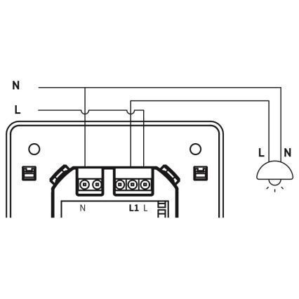 Immax NEO 07513L - 2-knopschakelaar SMART 230V Wi-Fi Tuya