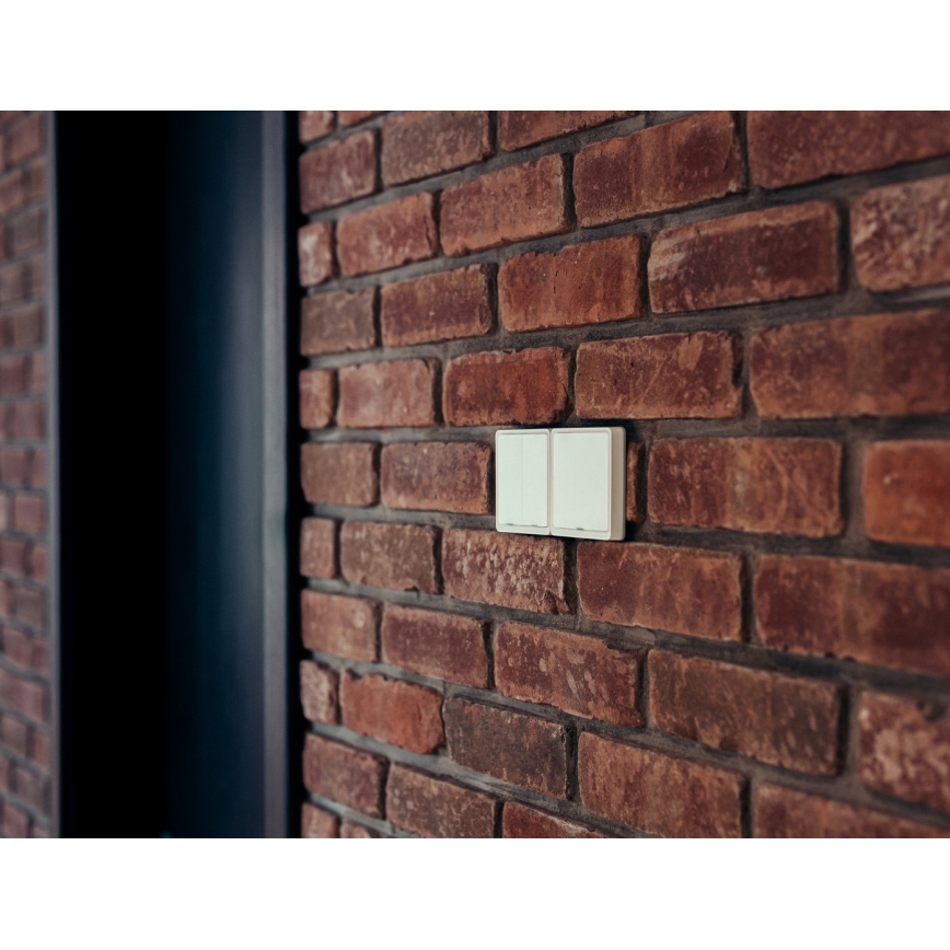 Immax NEO 07513L - Interrupteur à 2 boutons SMART 230V Wi-Fi Tuya