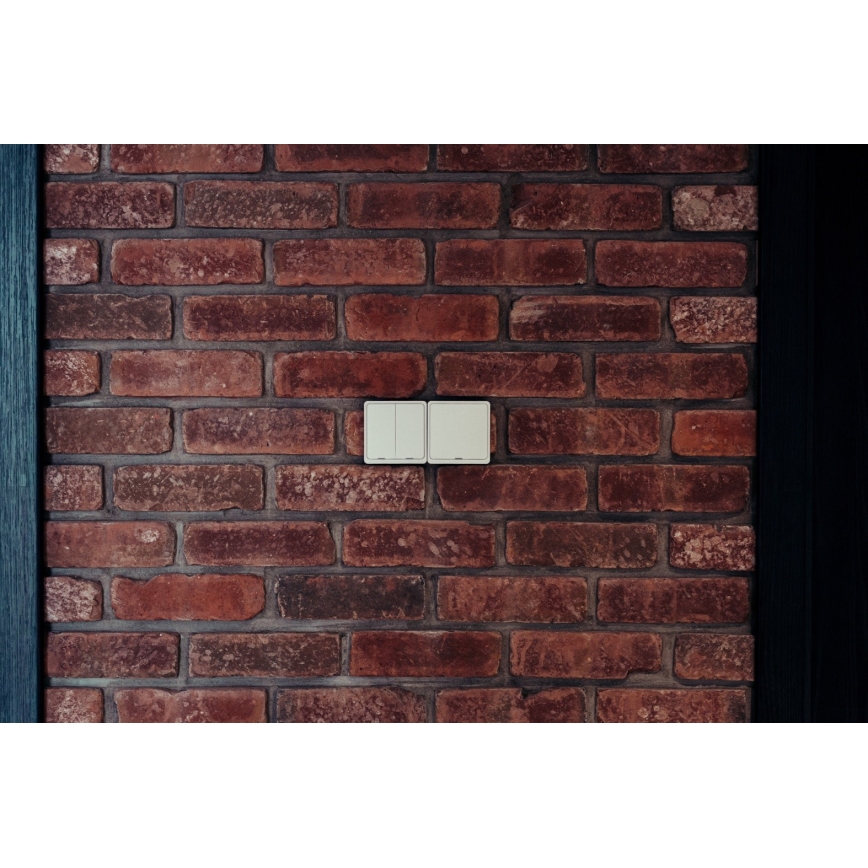 Immax NEO 07513L - Interrupteur à 2 boutons SMART 230V Wi-Fi Tuya