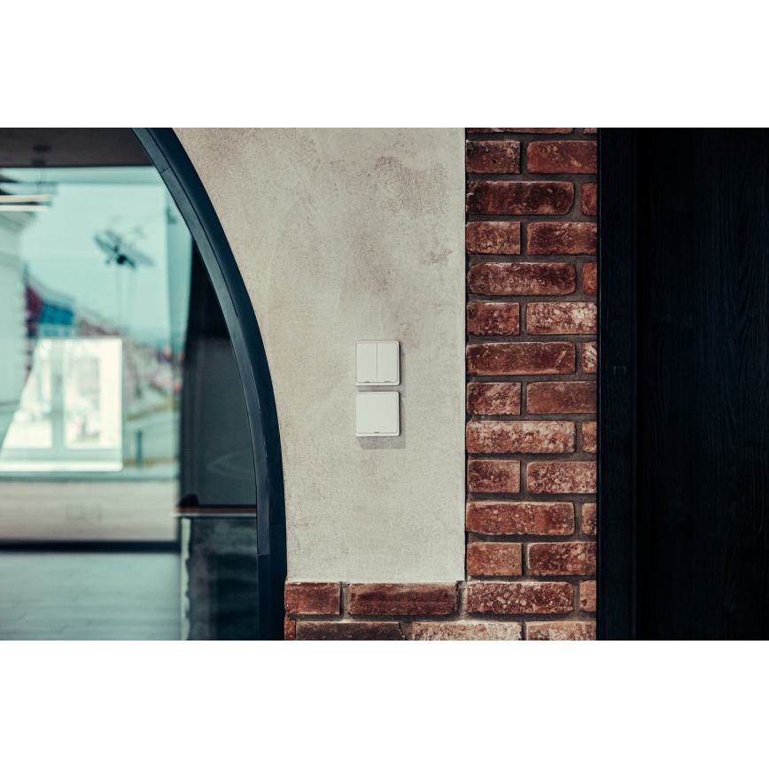 Immax NEO 07513L - Interrupteur à 2 boutons SMART 230V Wi-Fi Tuya