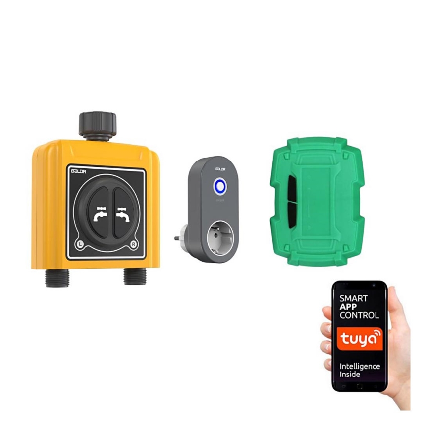 Immax NEO 07515L- Doule système d'irrigation + détecteur d'humidité et de température du sol NEO LITE Wi-Fi IP54