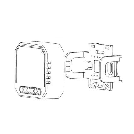 Immax NEO 07521L - Contrôleur connecté avec mesure de la consommation V6 1 bouton Tuya