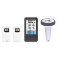 Immax NEO 07529L - Slimme zwembadtemperatuursensor + 2x binnentemperatuur- en vochtigheidssensor Wi-Fi Tuya