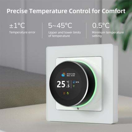Immax NEO 07534L - Thermostaat voor vloerverwarming SMART 230V/3A Wi-Fi Tuya