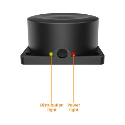 Immax NEO 07543L - Capteur de niveau de liquide à ultrasons 5 m Wi-Fi Tuya