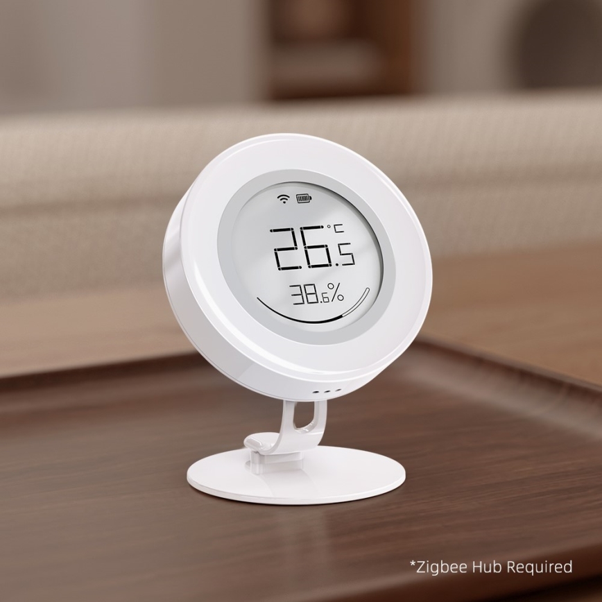 Immax NEO 07557L - Capteur intelligent de température et d'humidité 1xCR2430 Tuya