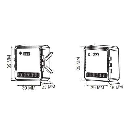 Immax Neo 07580L - Télécommande connectée pour contrôler les stores et les volets Tuya