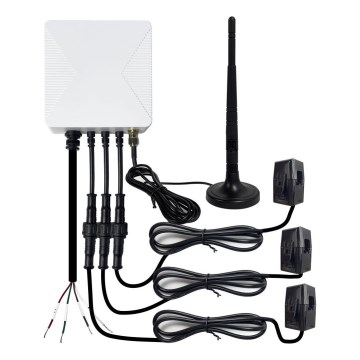 Immax NEO 07581L -Compteur triphasé connecté de consommation d'électricité Wi-Fi Tuya