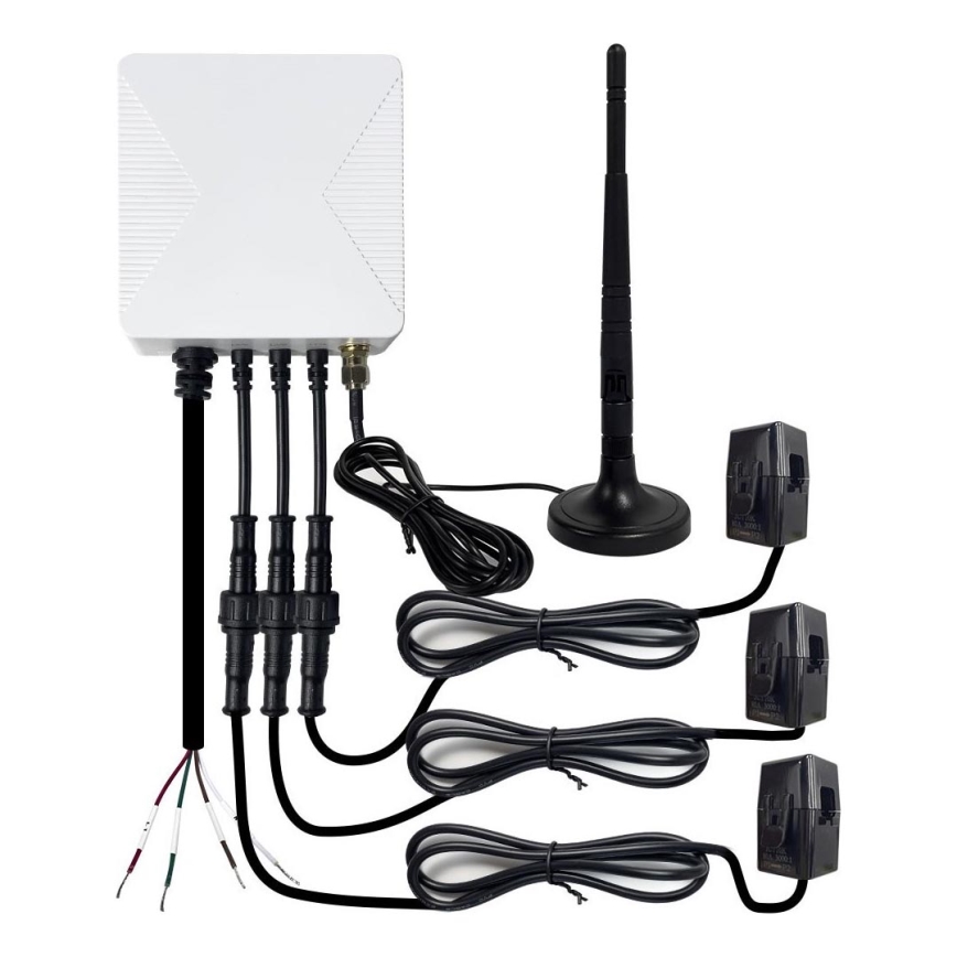 Immax NEO 07581L -Compteur triphasé connecté de consommation d'électricité Wi-Fi Tuya