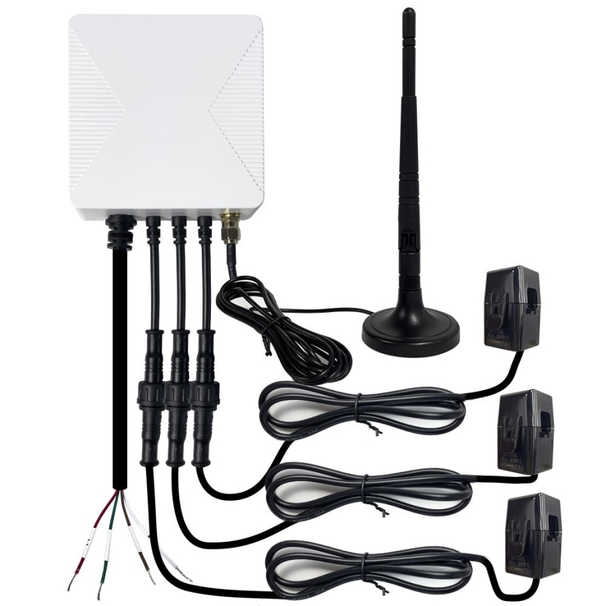 Immax NEO 07581L -Compteur triphasé connecté de consommation d'électricité Wi-Fi Tuya