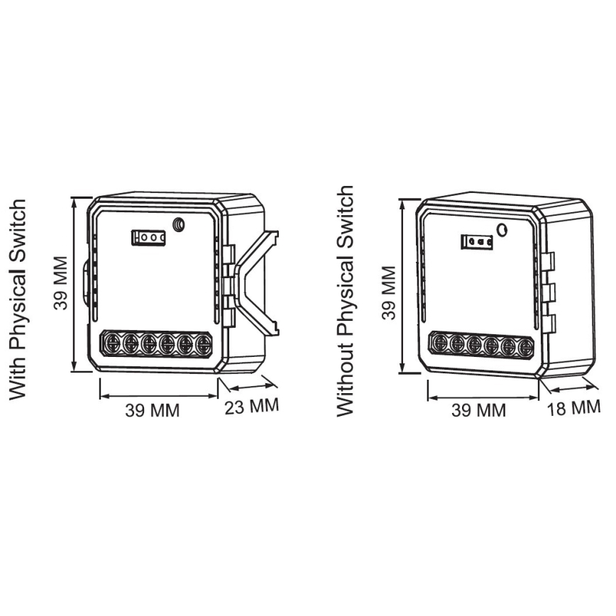 Immax Neo 07582L - Contrôleur connecté à intensité variable V9 2 bouton Tuya