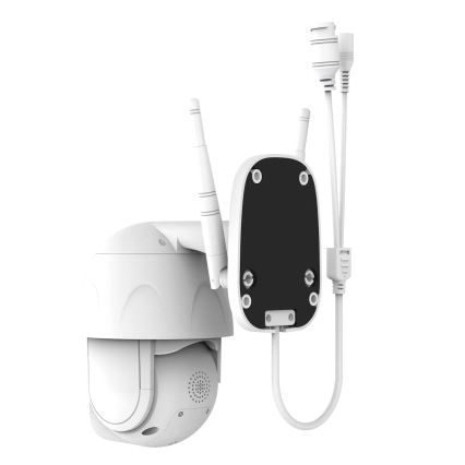 Immax NEO 07702L-3 - Caméra extérieure connectée avec détecteur RJ45 1080p 230V IP65 Wi-Fi Tuya