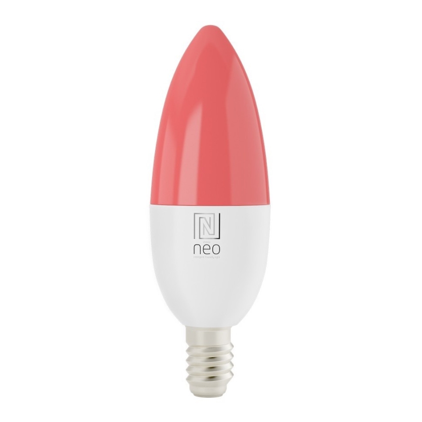 Immax NEO 07716L - LED RGB+CCT Ampoule à intensité variable E14/5,5W/230V 2700K Wi-Fi Tuya