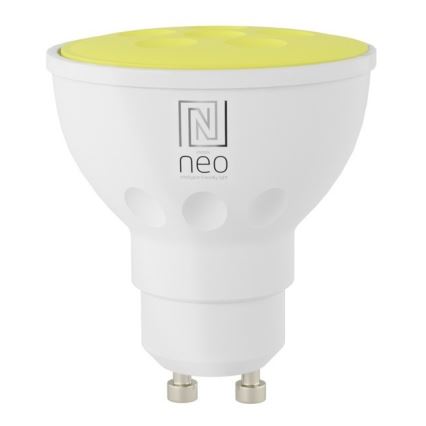 Immax NEO 07724CDO - Lot de 3 ampoules LED RGB+CCT dimmables GU10/4,8W/230V 2700-6500K Wi-Fi Tuya + télécommande