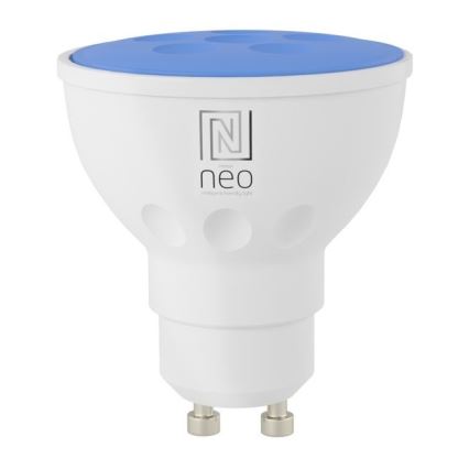 Immax NEO 07724CDO - Lot de 3 ampoules LED RGB+CCT dimmables GU10/4,8W/230V 2700-6500K Wi-Fi Tuya + télécommande