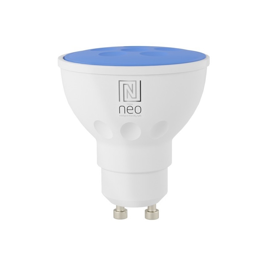 Immax NEO 07724CDO - Lot de 3 ampoules LED RGB+CCT dimmables GU10/4,8W/230V 2700-6500K Wi-Fi Tuya + télécommande