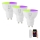 Immax NEO 07724CDO - Set van 3 LED RGB+CCT dimbare GU10-lampen/4,8W/230V 2700-6500K Wi-Fi Tuya + afstandsbediening