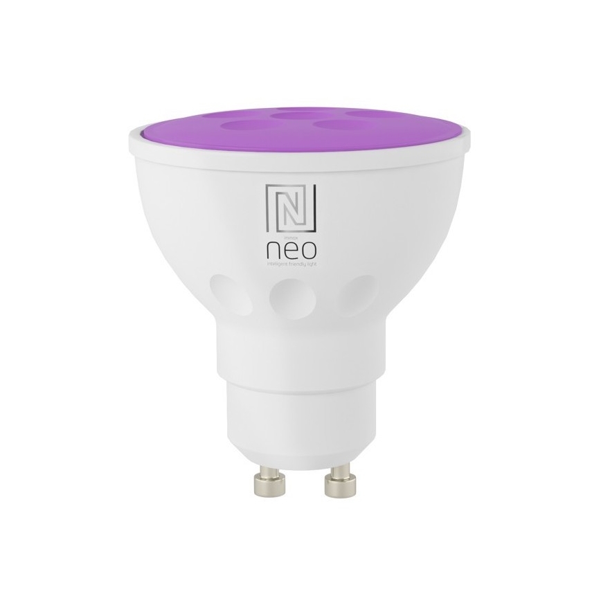 Immax NEO 07724L - LED RGB+CCT Dimbare lamp GU10/4,8W/230V 2700K Wi-Fi Tuya