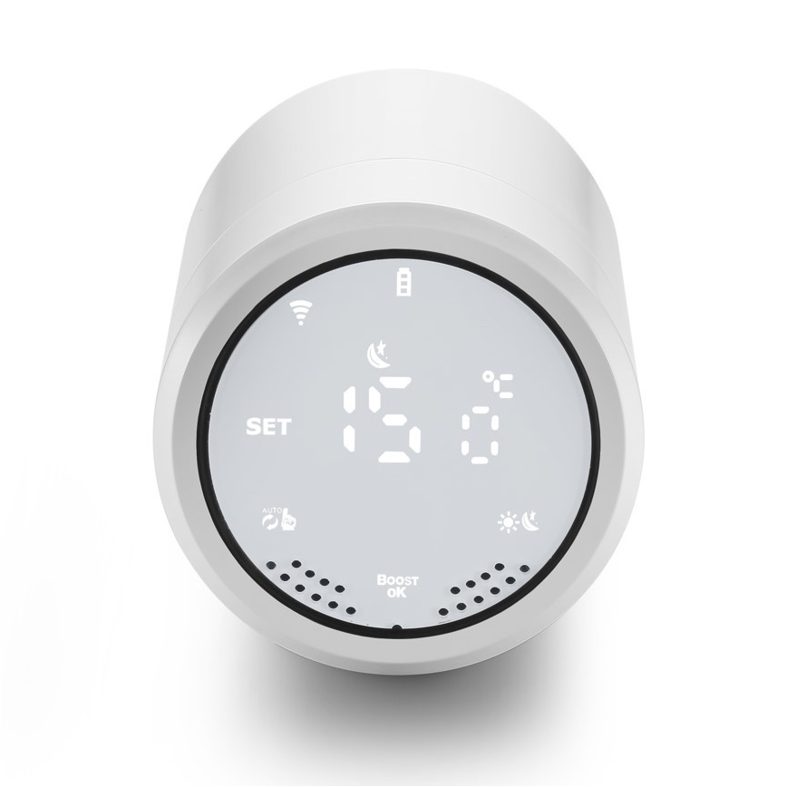 Immax NEO 07732C - SET 4x Thermostaatknop + BRIDGE PRO v3 2xAA/3V Wi-Fi Tuya
