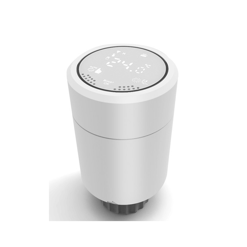 Immax NEO 07732C - SET 4x Thermostaatknop + BRIDGE PRO v3 2xAA/3V Wi-Fi Tuya