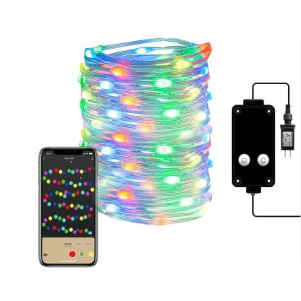 Immax NEO 07736L - Ruban extérieur LED RVB à intensité variable NEO LITE LED/8,4W/230V 16 m IP44 Wi-Fi Tuya