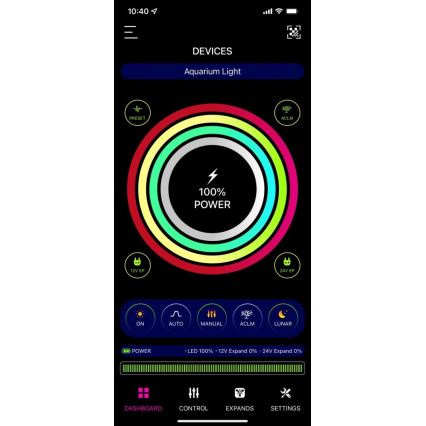 Immax NEO 07742L - Eclairage d'aquarium LED WRGB NEO LITE LED/90W/24V Wi-Fi Tuya