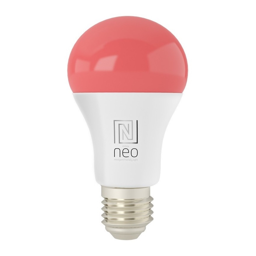 Immax NEO 07743L - Dimbare LED RGB+CCT Lamp E27/11W/230V 2700-6500K Tuya